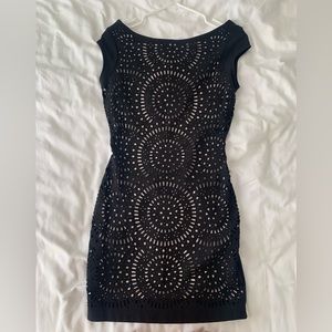 Zara black mini dress